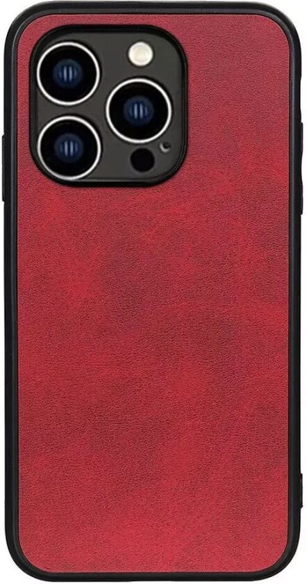 iPhone 15 Plus Skinndekket Plastdeksel - Rød