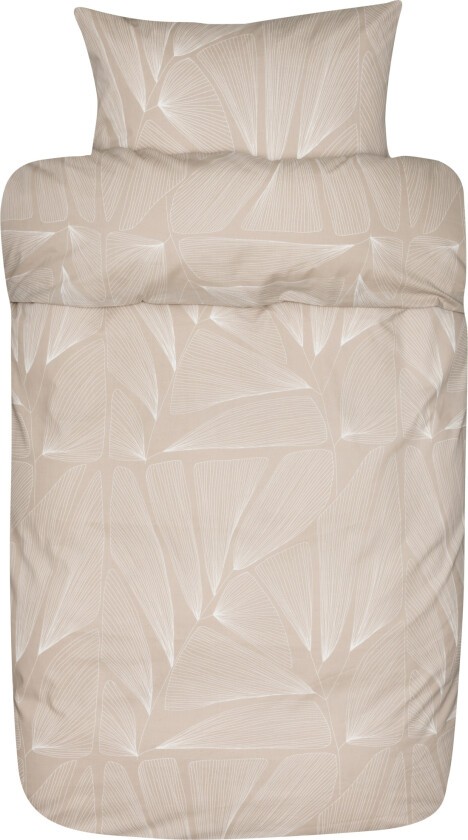 Høie Of Scandinavia Høie sengetøy - 140x200 cm - Anine beige - 100% ekstra fin bomull sengesett