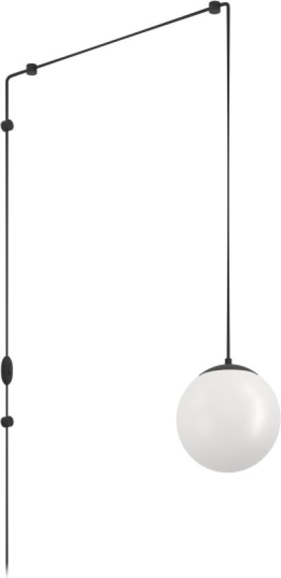 Eglo Rondo 3 Pengel E27 Svart/opal