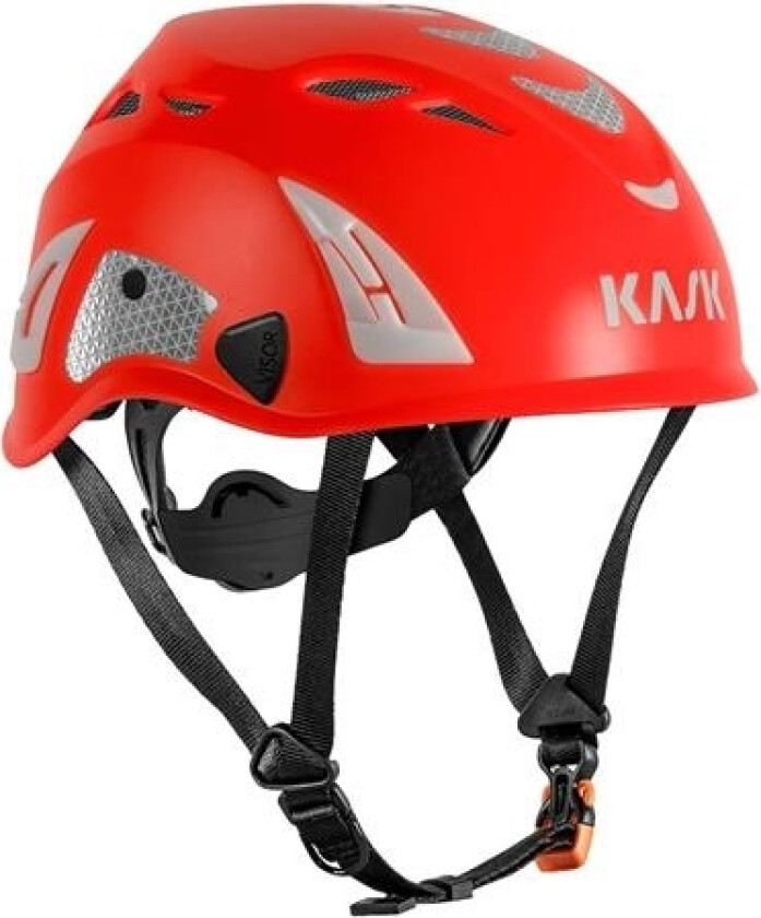 Kask Industrihjelm Superplasma Hi-Viz Flou Rød