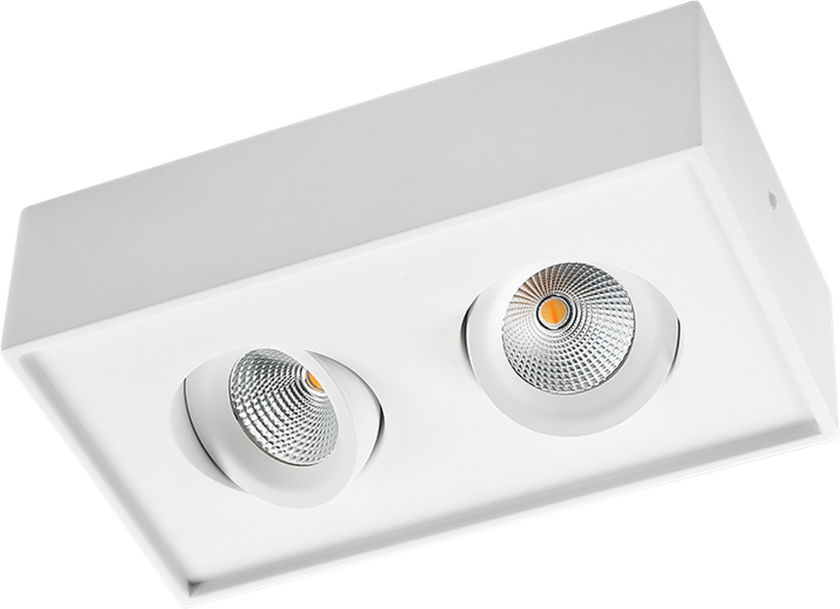 Bilde av Cube Hvid 2x6w Dimtowarm 2000-2800k