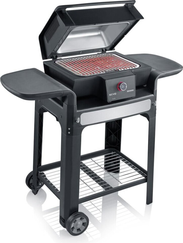 Bilde av Severin Pg 8107 Sevo Gts, 3000 W, Grill, Elektrisk, 415 X 315 Mm, Handlekurv, Svart, Sølv