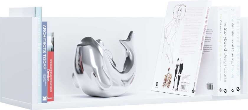 Lona hylle vegghengt 1 hylle hvit.