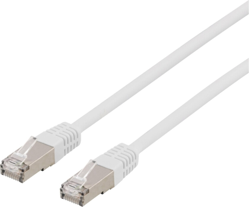 - Koblingskabel - RJ-45 (hann) til RJ-45 (hann) - 2 m - foliebelagt uskjermet tvinnet kabelpar (F/UTP) - CAT 6a - halogenfri, formstøpt - hvit