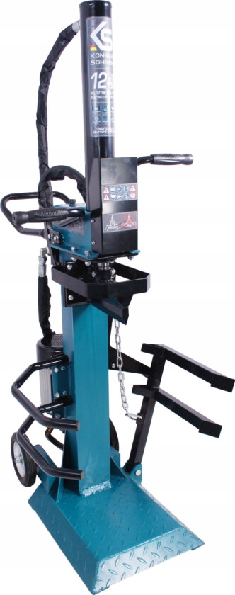 Könner & Söhnen Vertikal Elektrisk Vedkløver Ks 12the V 65/40 + Beskyttelseshjelm
