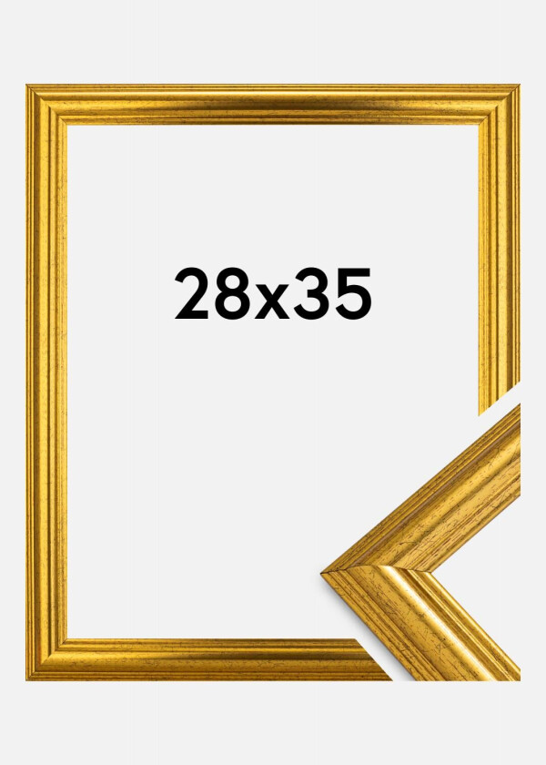 Ramme Västkusten Gull 28x35 Cm