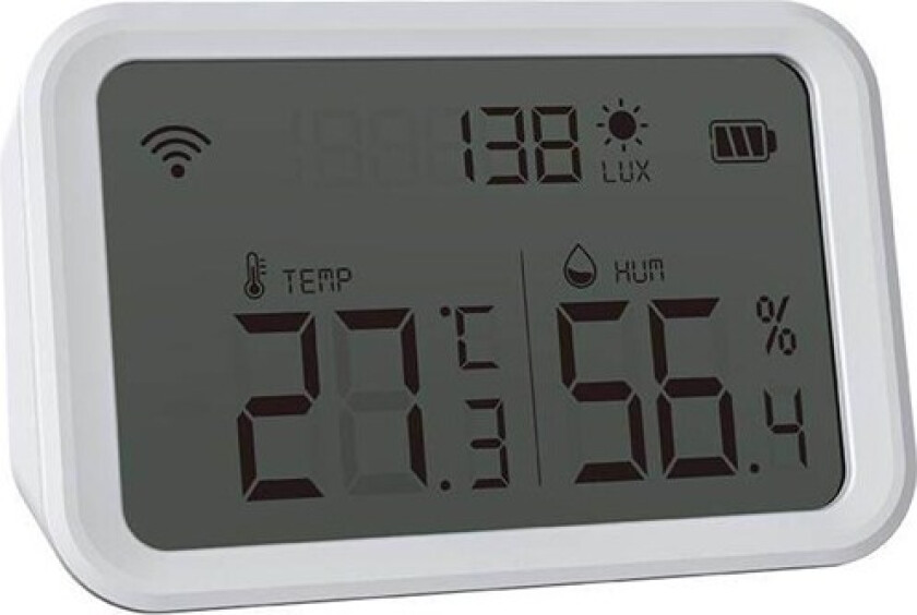 Smart Temperature And Humidity Sensor Neo Nas-Th02w Zigbee Tuya With Lcd Screen