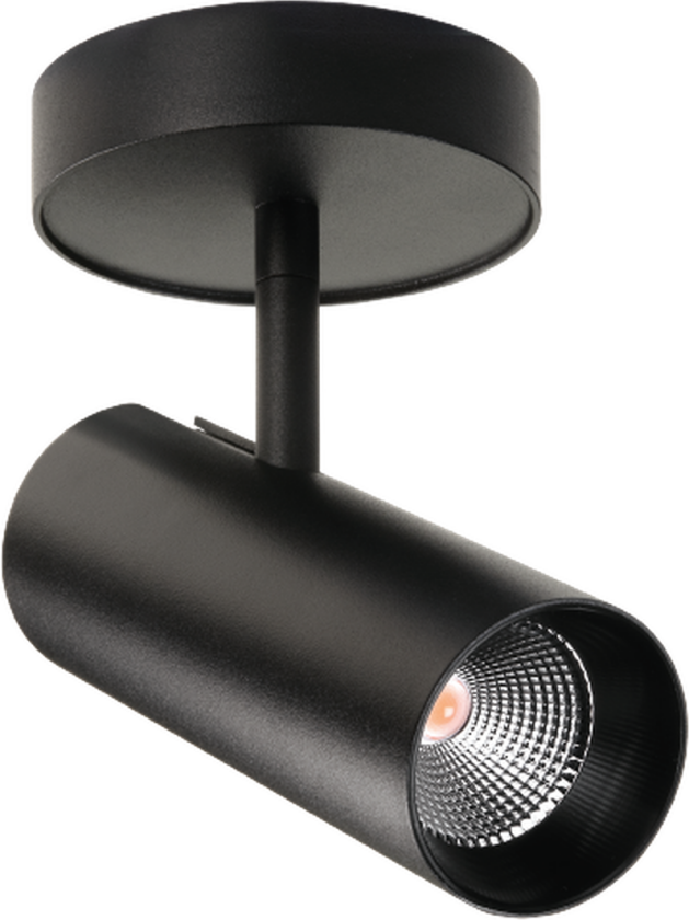 Væg/loftarmatur Tube Mini S Led 17w, 2700k, 830 Lumen, Sort