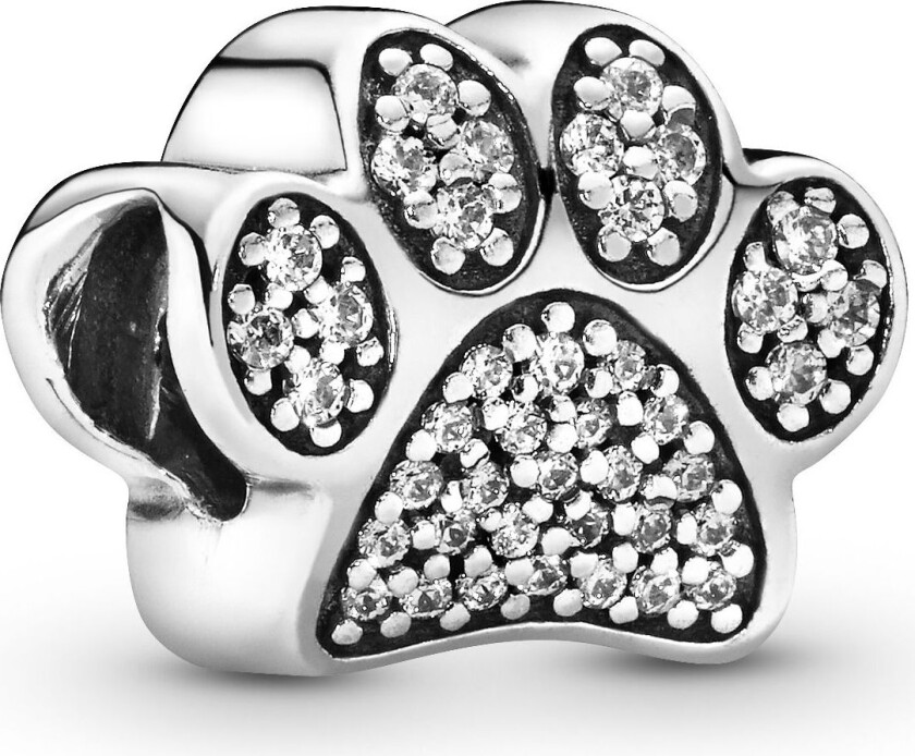 Bilde av , Charms i 925 sølv med poteavtrykk