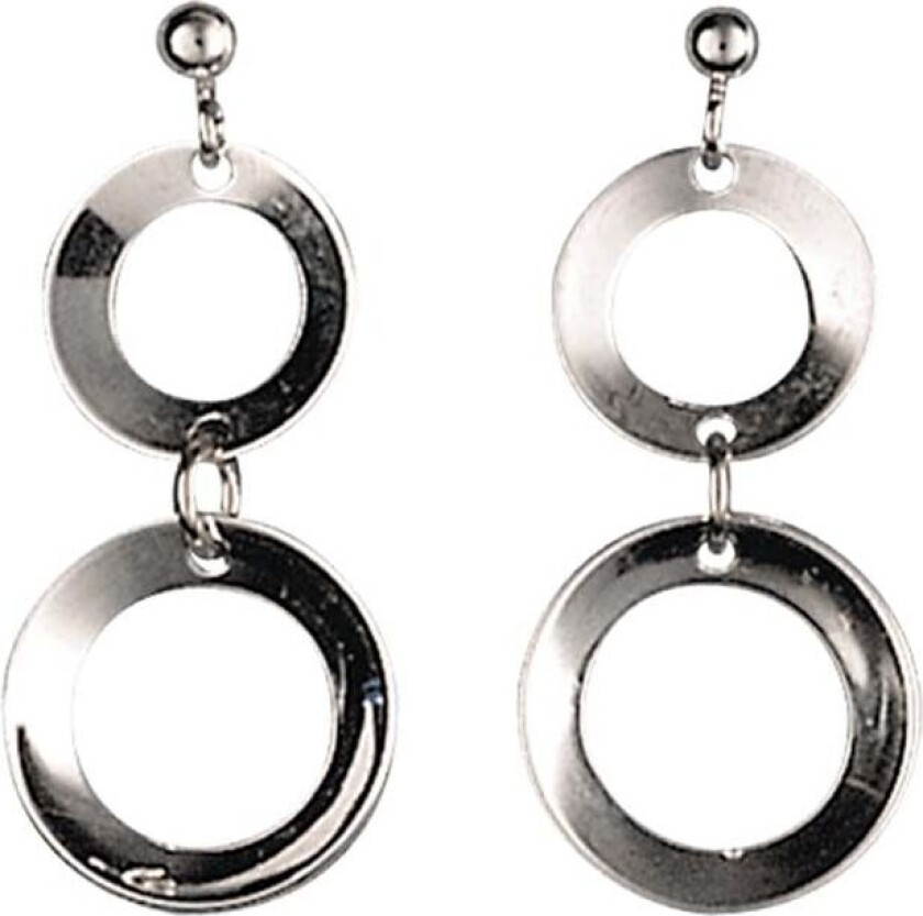 Øredobber Trønder i 830 hvitt sølv