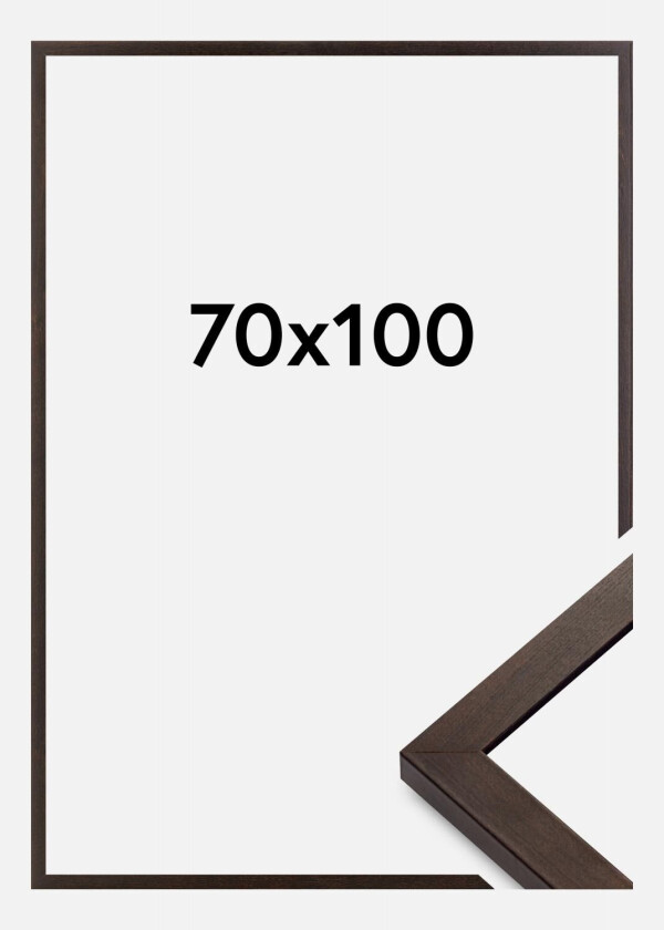 Ramme Selection Akrylglass Valnøtt 70x100 Cm