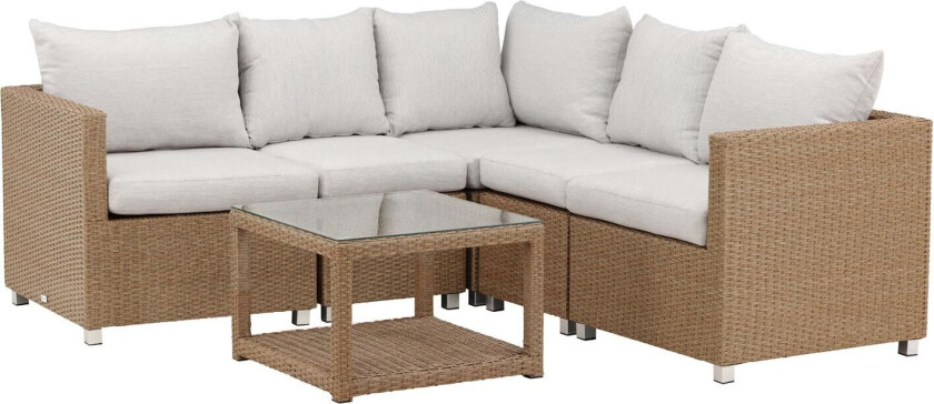 Vamos loungesett 2 deler sandfarget,natur.