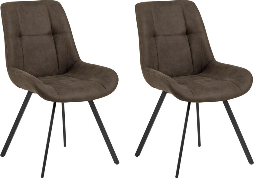 Waylor spisestuestoler antrasitt, svart.