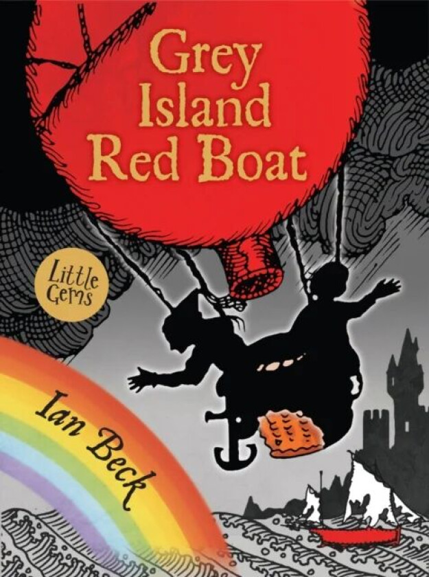 Grey Island, Red Boat av Ian Beck
