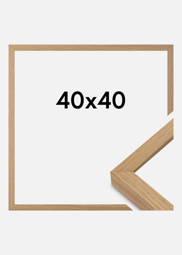 Ramme Premium Quadrum Eik 40x40 Cm