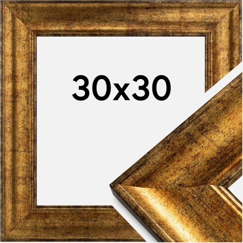 Ramme Saltsjöbaden Gull 30x30 Cm