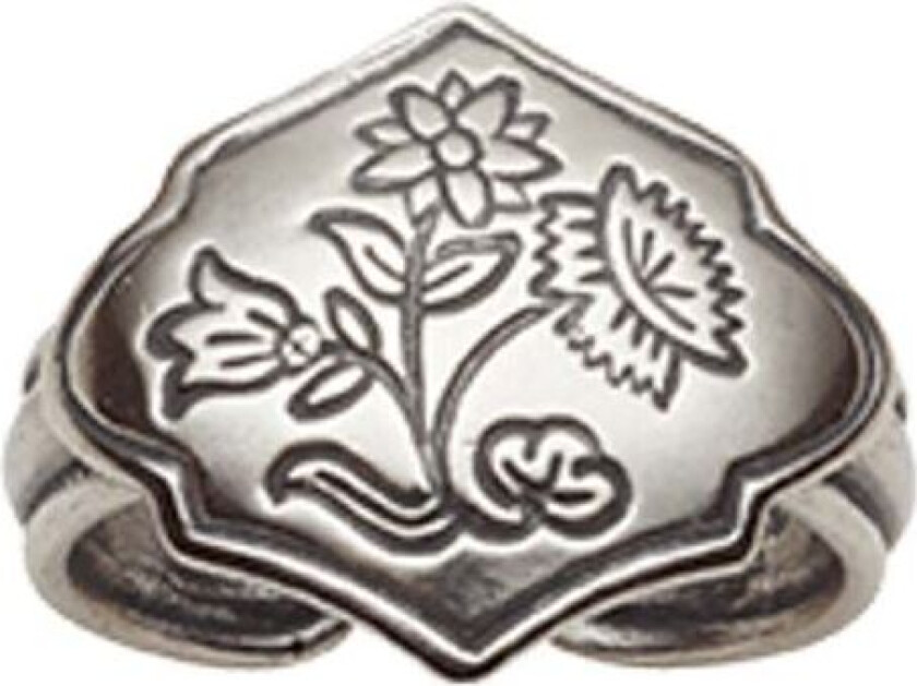 Ring Nordland i 830 oksidert sølv