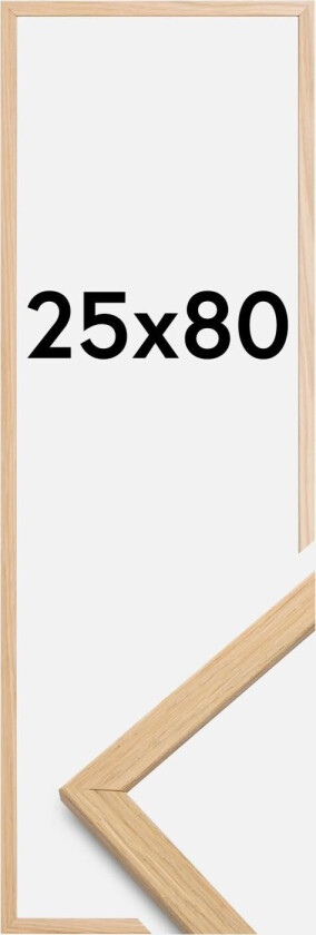 Ramme Edsbyn Akrylglass Eik 25x80 Cm