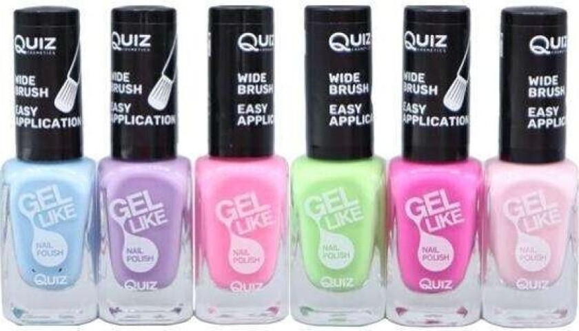 6st nagellack, nail polish - Set -