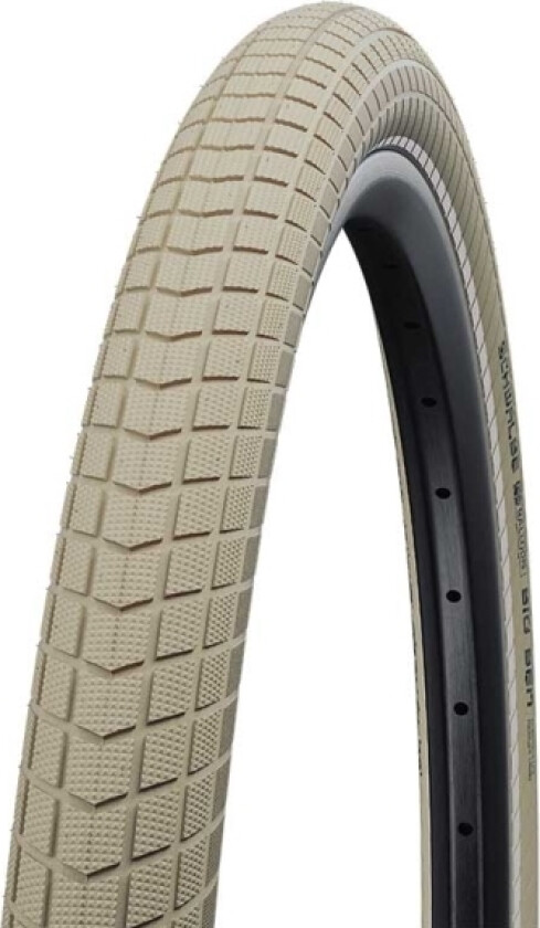 SCHWALBE Little Big Ben Non folding tire (40-622) Creme/Creme, BaSilica, K-Guard, PSI max:85 PSI, Yes, Weight:695 g