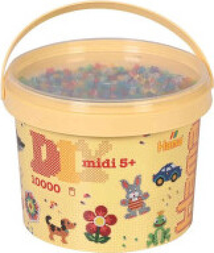 TOYMAX Hama midi perler 10.000stk pastel mix 54
