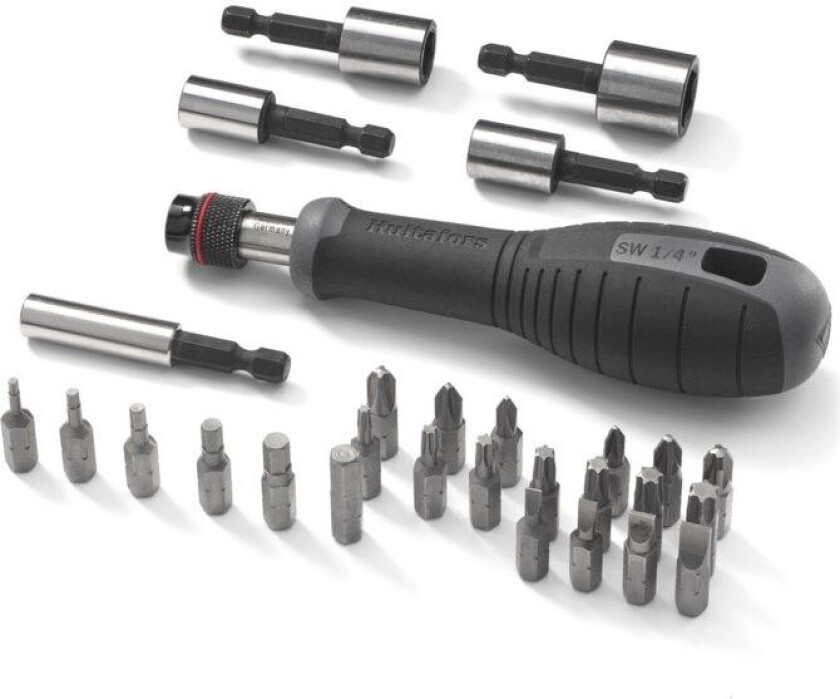 Hultafors Bitsskrujernsett med 29 deler