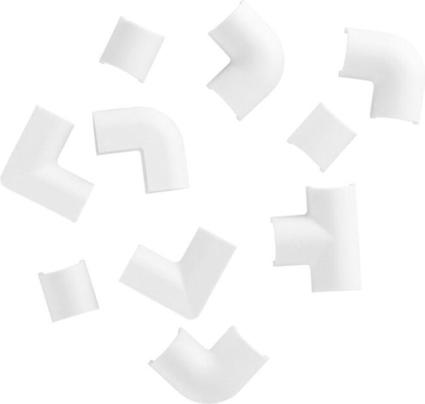 Skjøtestykker for kabelkanal 8x7 mm 10-pk.