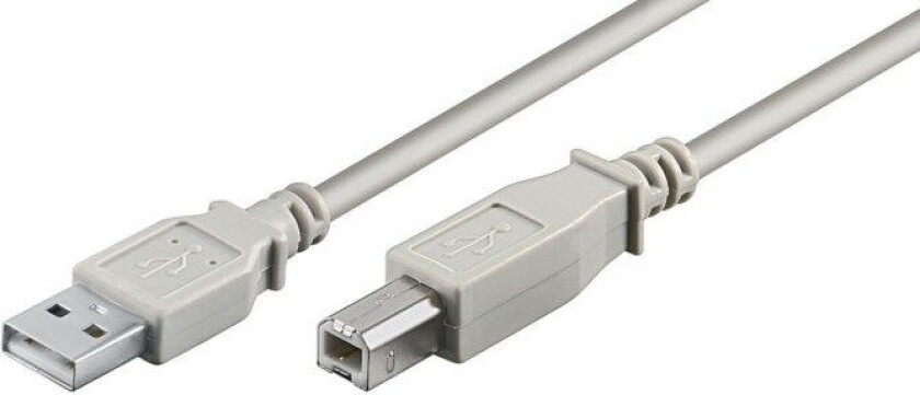 USB-B-kabel Grå 0,5 m