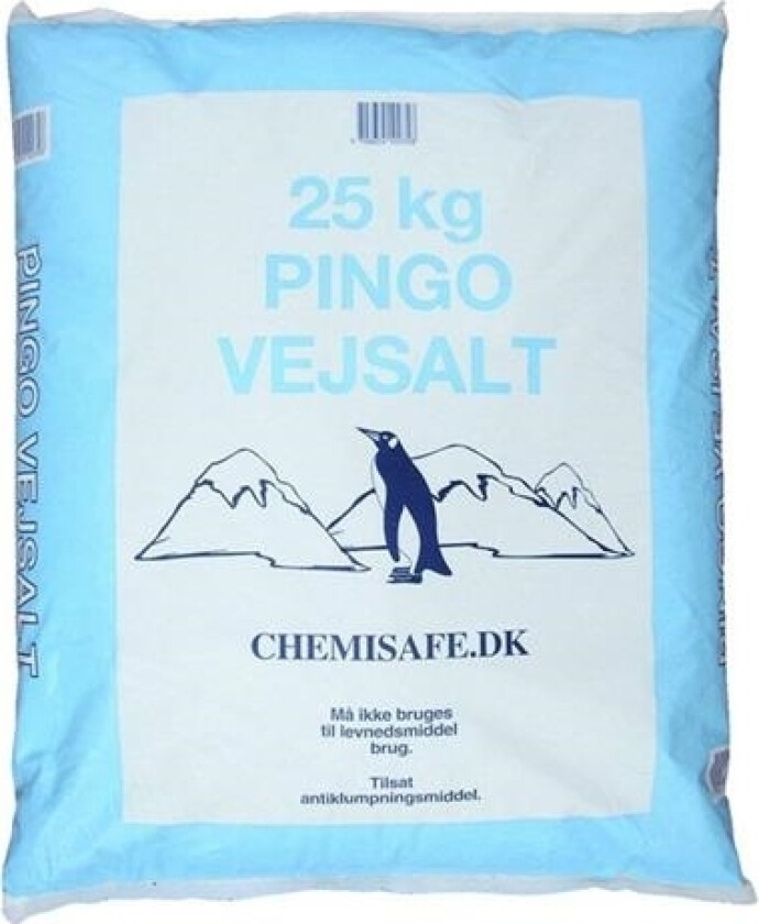 Bilde av Pingo stenvejsalt 25 kg - Velegnet som tømiddel t/veje, stier & P-Pladser, opbev. tørt