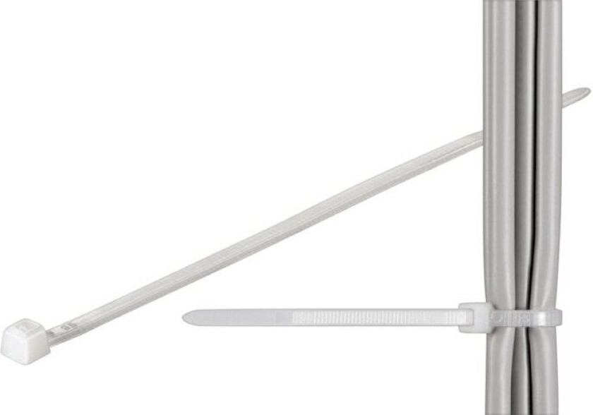 Buntebånd 300 x 4,8 mm 100-pk. gjennomsiktig