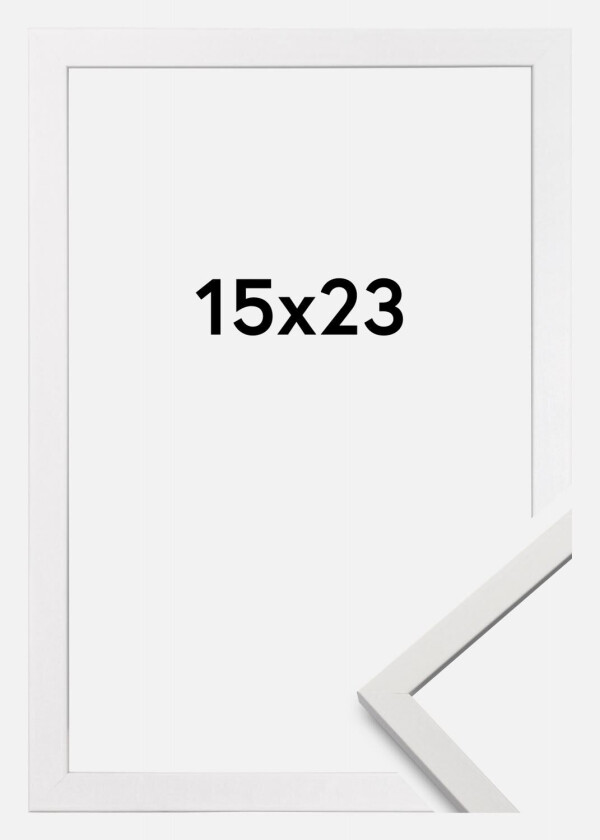 Ramme Edsbyn Akrylglass Hvit 15x23 Cm