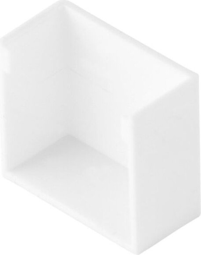 Endestykke for kabelkanal 20x10 mm