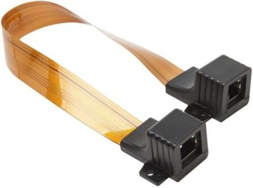 Ekstra tynn nettverkskabel for føring gjennom vindu