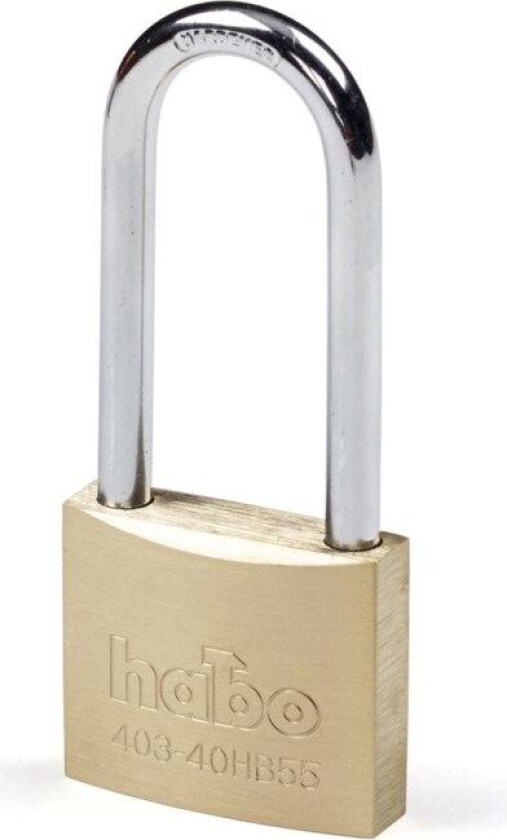 Hengelås med høy bøyle 40 mm