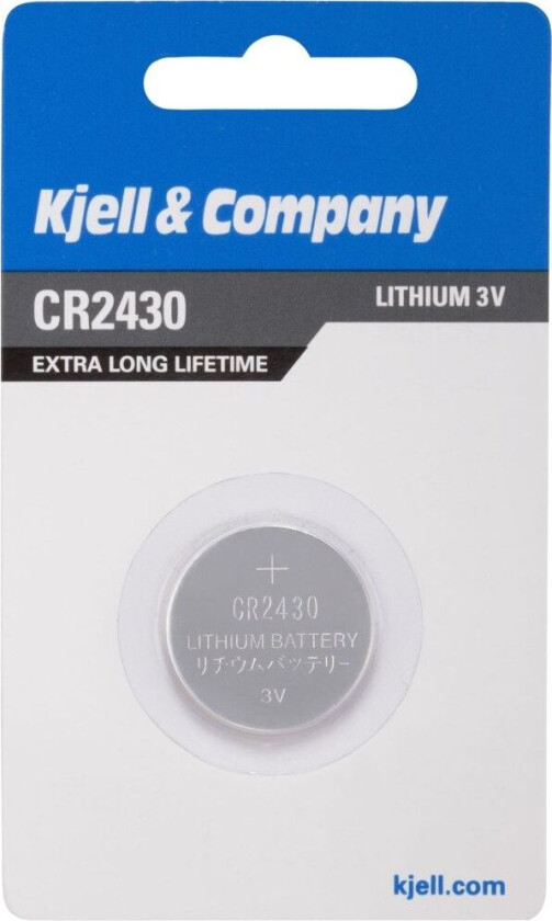 Litiumbatteri CR2430 1-pk.