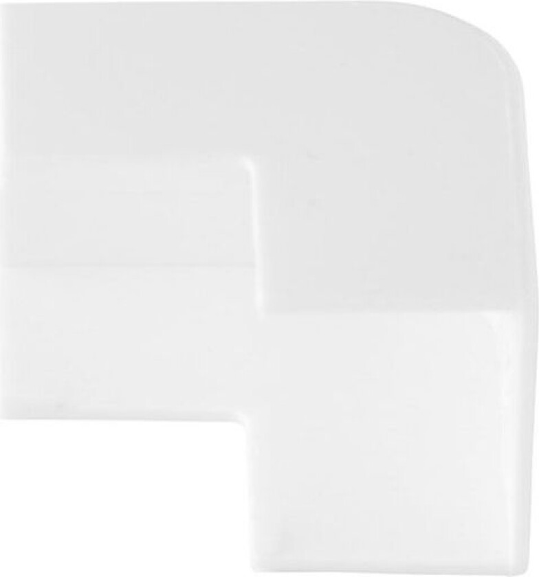 Ytterhjørne for kabelkanal 20x17 mm