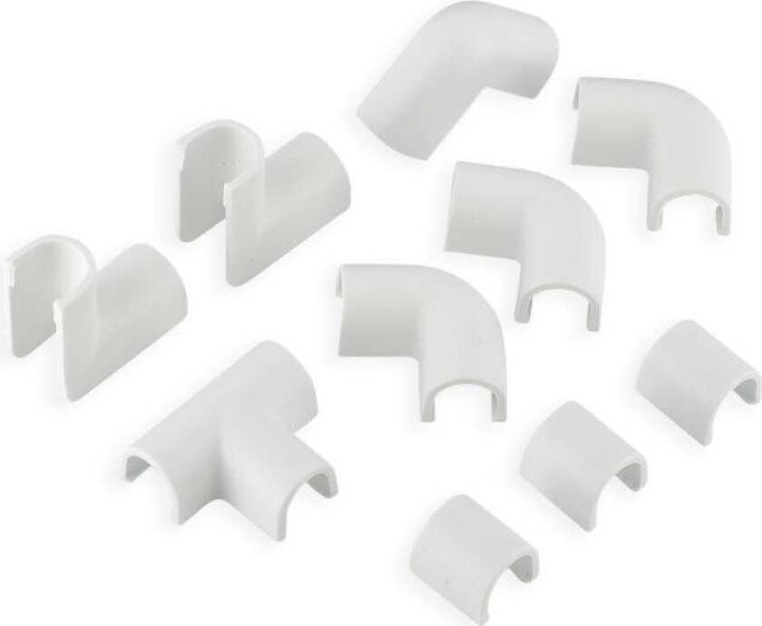 Skjøtesett for kabelkanal Ø5 mm 10-pk.