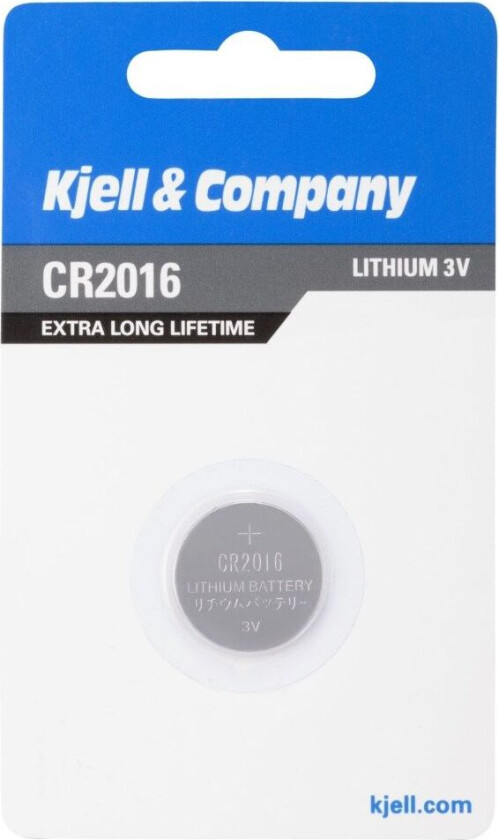 Litiumbatteri CR2016 1-pk.