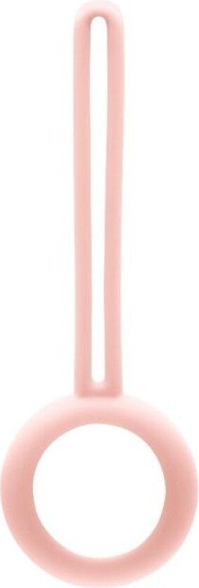 AirTag Holder med reim Rosa