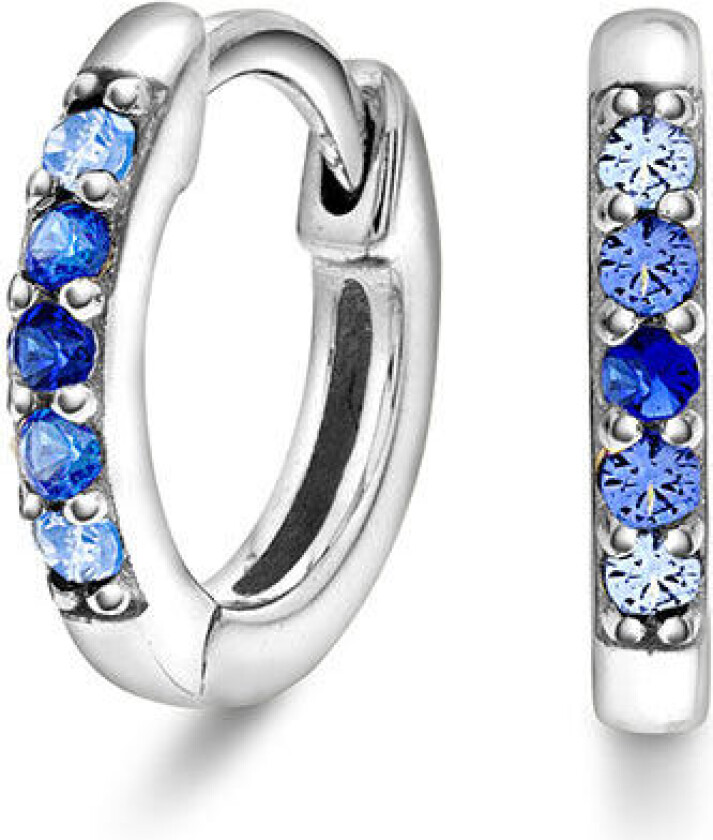 Prins&Prinsesse, Øreringer til barn i 925sølv med zirkonia