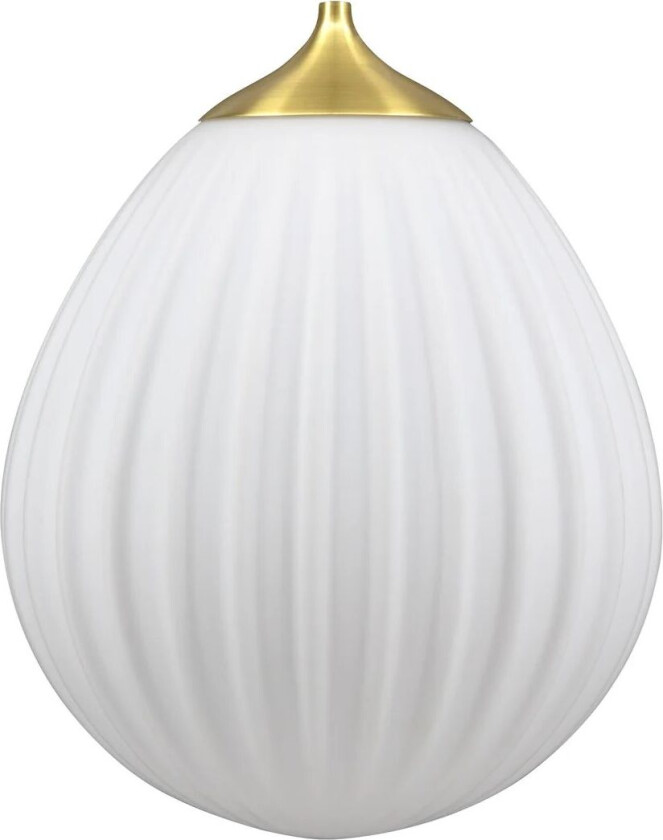 Around The World lampeskjerm pendel hvit Børstet messing