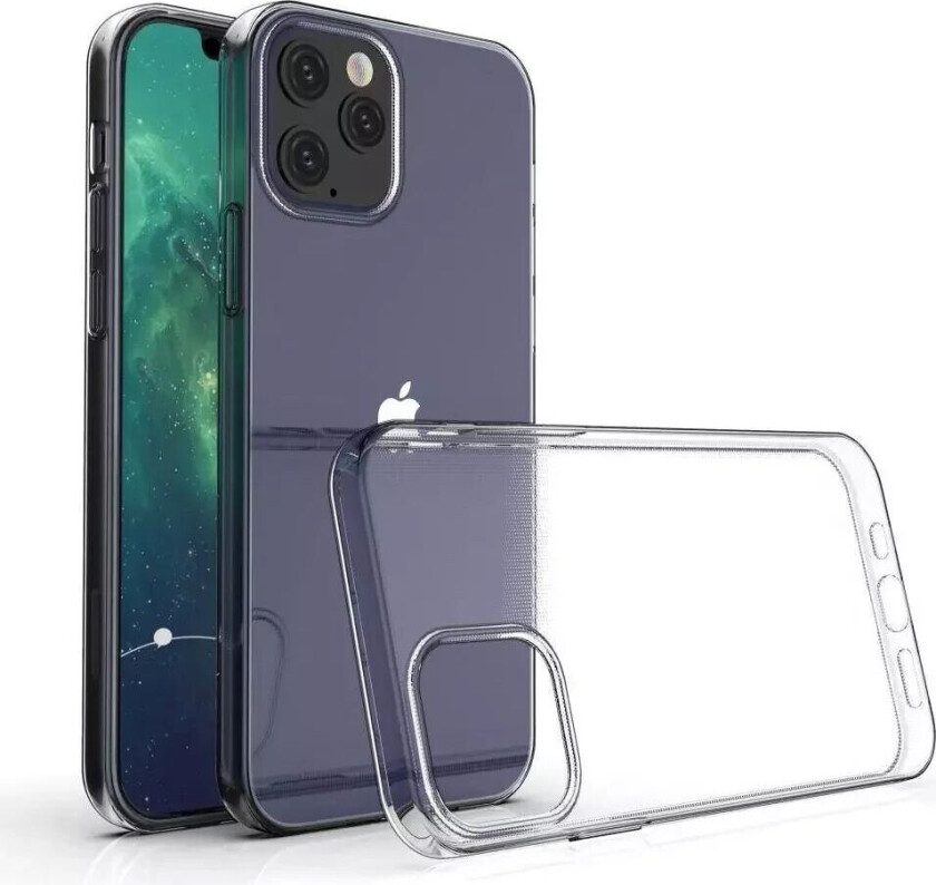 iPhone 12 / 12 Pro Bump Safe Fleksibelt Deksel - Gjennomsiktig