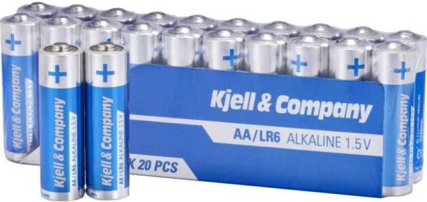 AA-batterier (LR6) 20-pk.