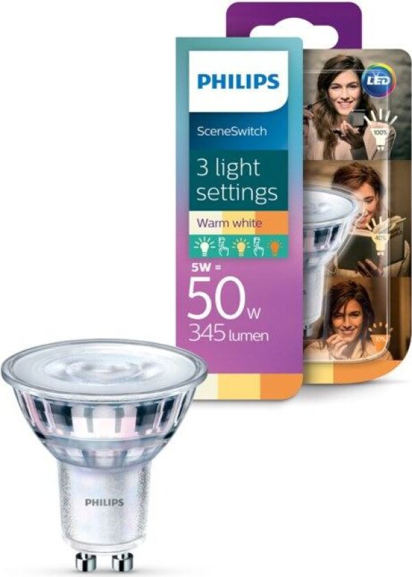 Sceneswitch LED-pære GU10 350 lm