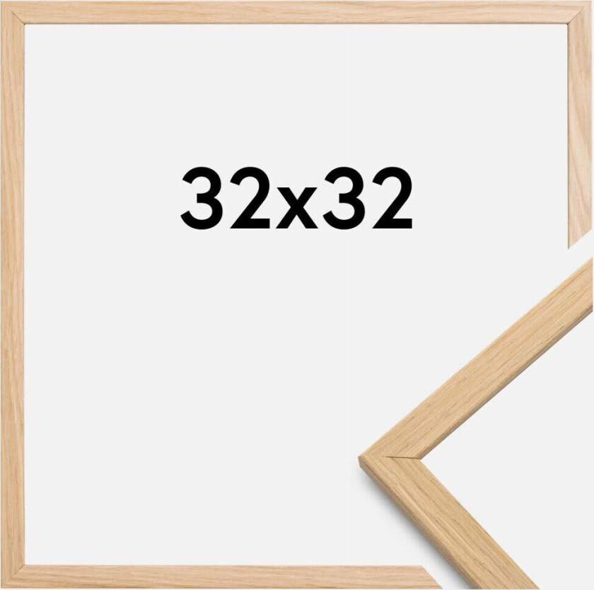 Ramme Edsbyn Akrylglass Eik 32x32 Cm