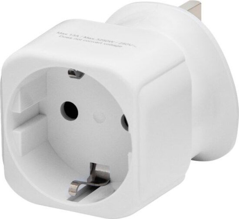 Jordet reiseadapter Storbritannia