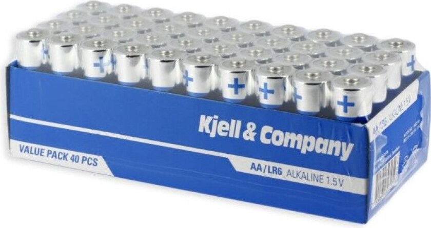 AA-batterier (LR6) 40-pk.