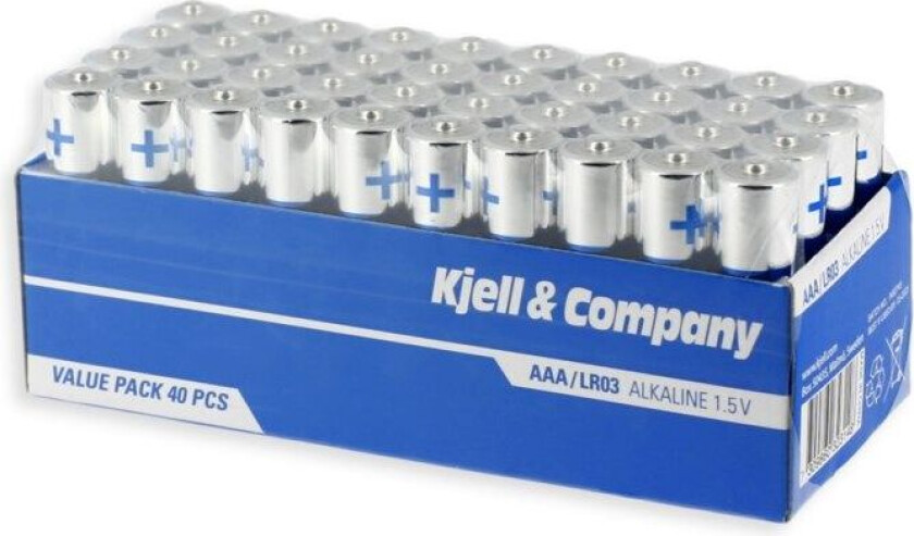 AAA-batterier (LR03) 40-pk.