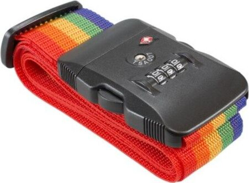 Bagasjestropp med TSA-lås