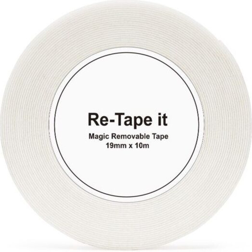 Re-Tape it Dobbeltsidig teip 10 m